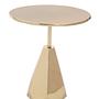 Amira Shiny Side Table Gold 1