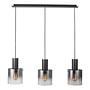 Alesund 3-flammige Pendelleuchte Aluminium Schwarz  1