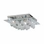 LED Deckenleuchte Edelstahl Silber 0