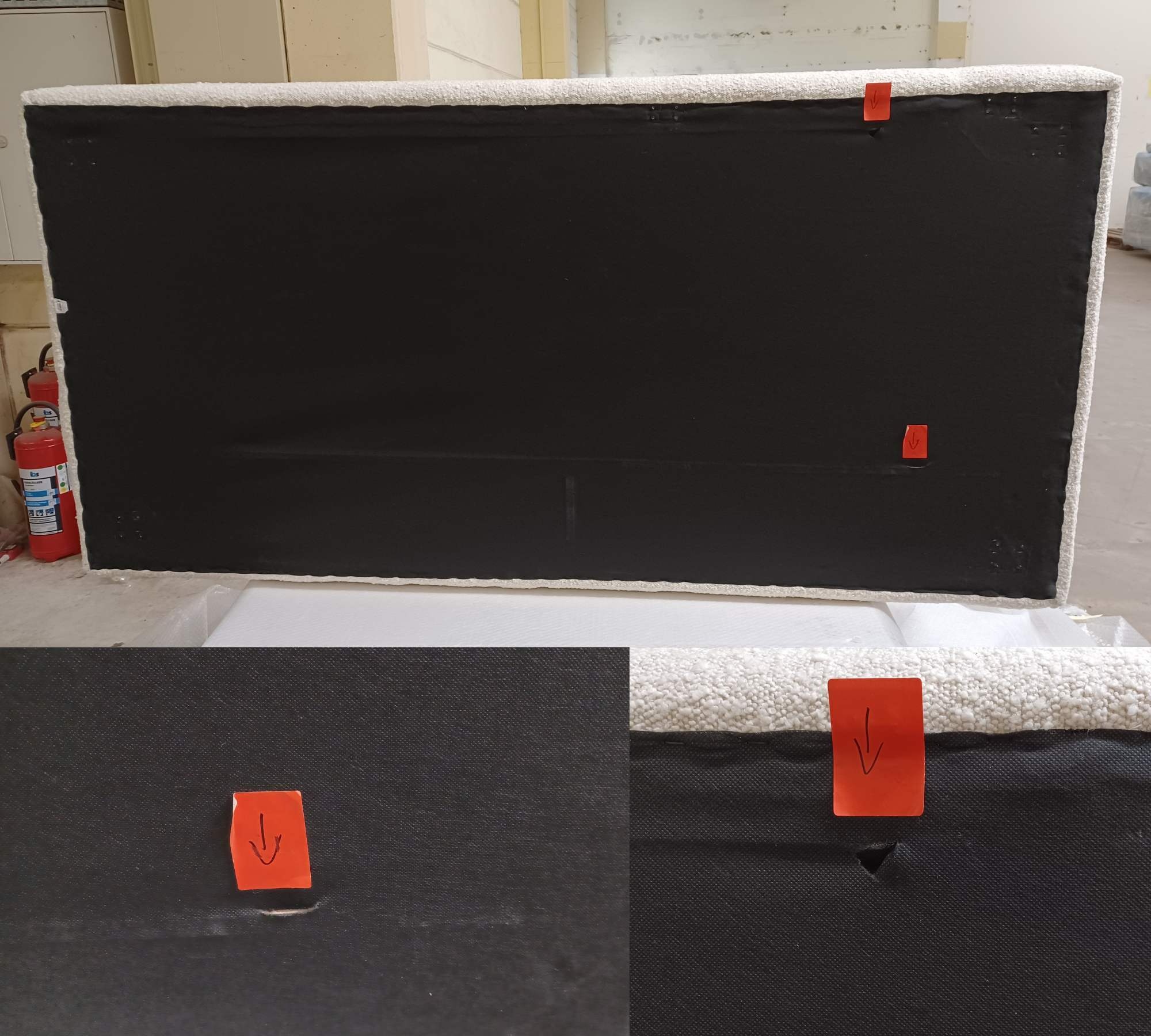 Dane Récamiere Links Bouclé Maya Creme 8