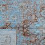 Vintage Teppich Blau 5