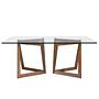 Dining table Glass Brown 2