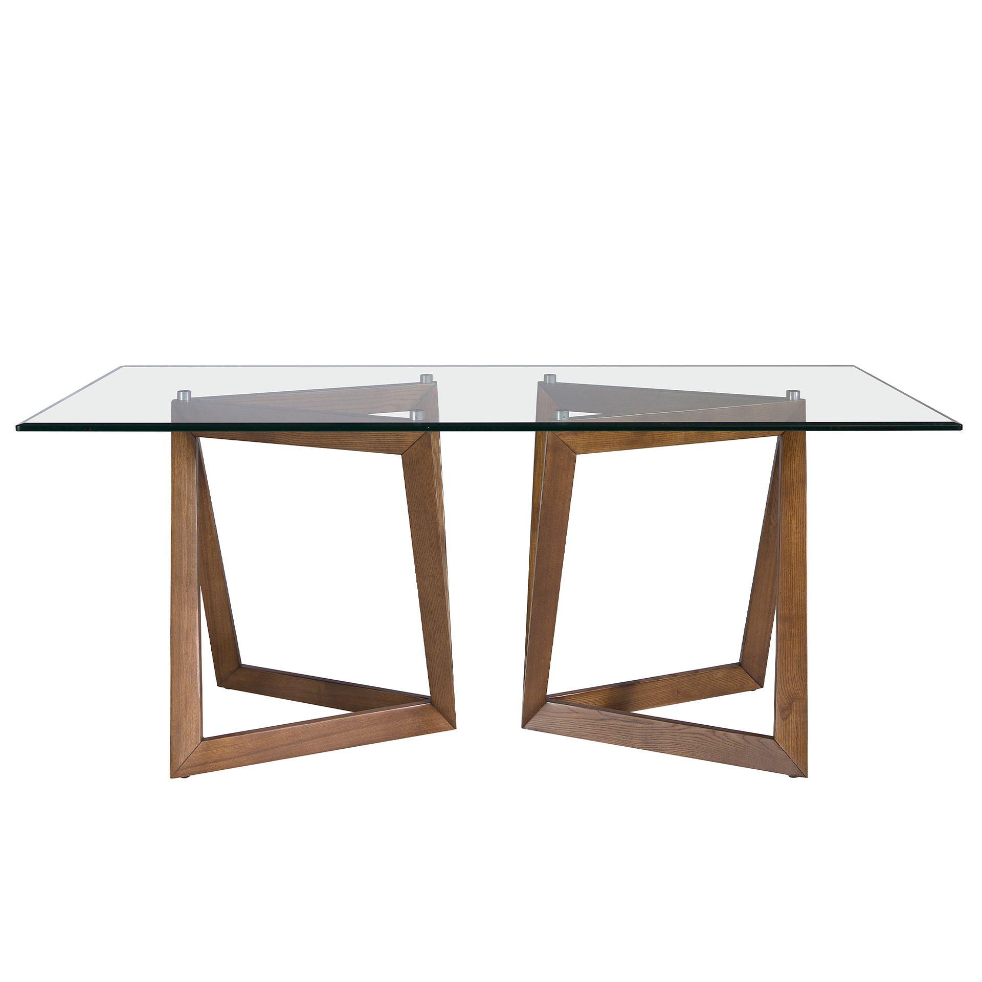 Dining table Glass Brown 2