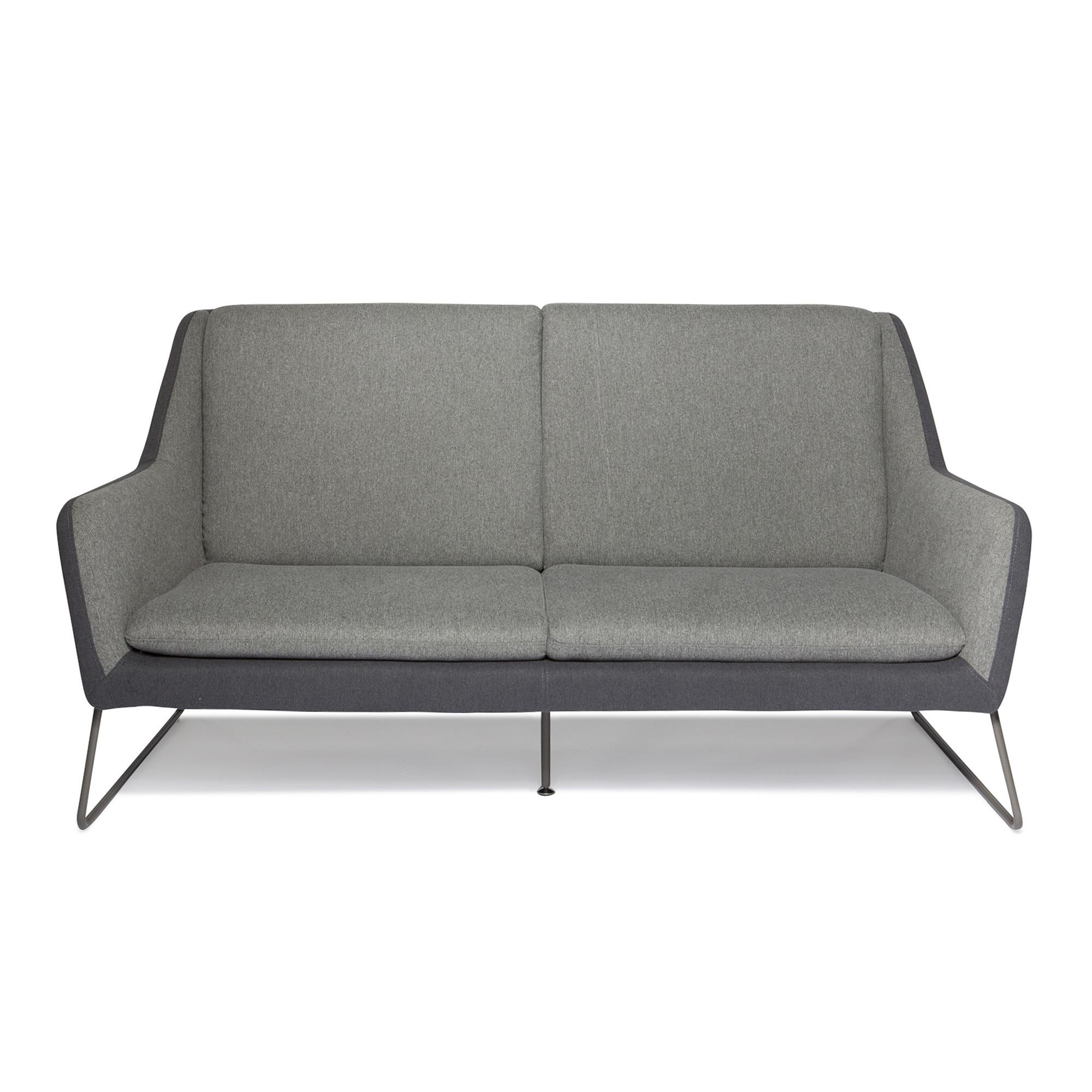 LAGUN 3-Sitzer Sofa Stoff Grau 0