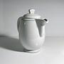 Vintage teapot porcelain ceramic white 1980s 3