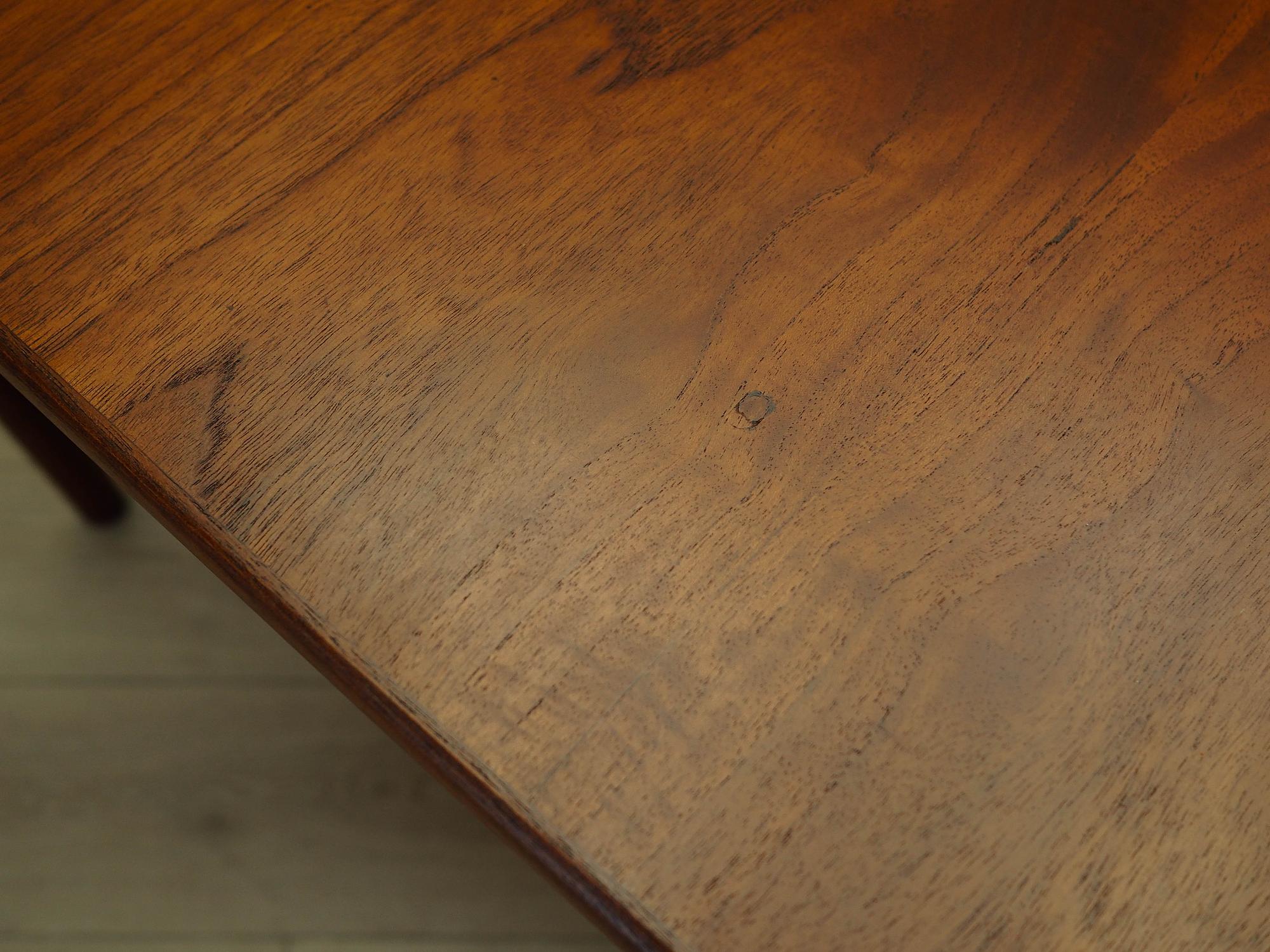 Desk Teak wood Brown 60s 9