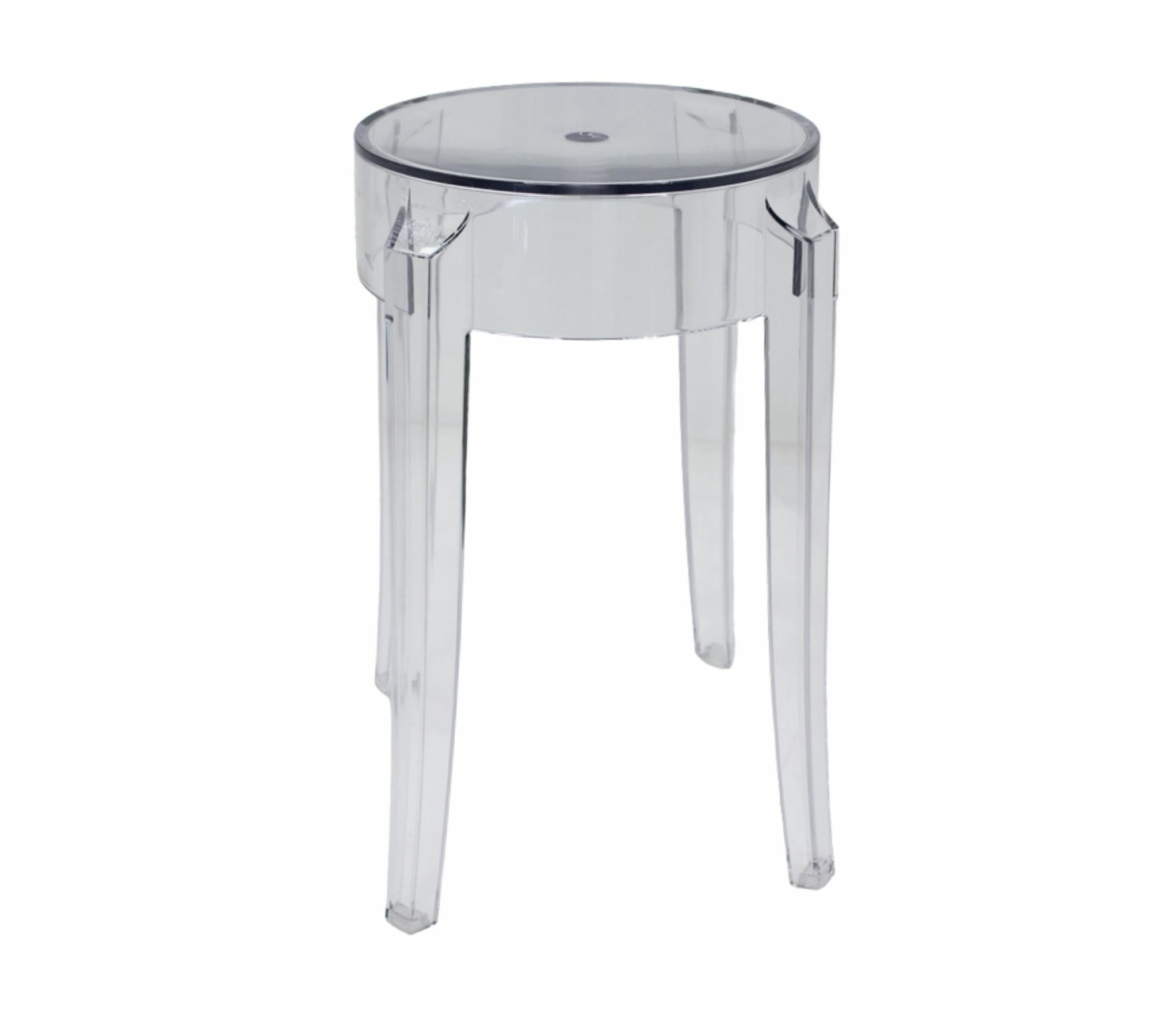 Charles Ghost Hocker Klein Kristall Transparent 1