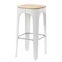 Bar stool ash white 0