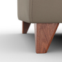 Diego Sofa 3-Sitzer Leder Grau 6