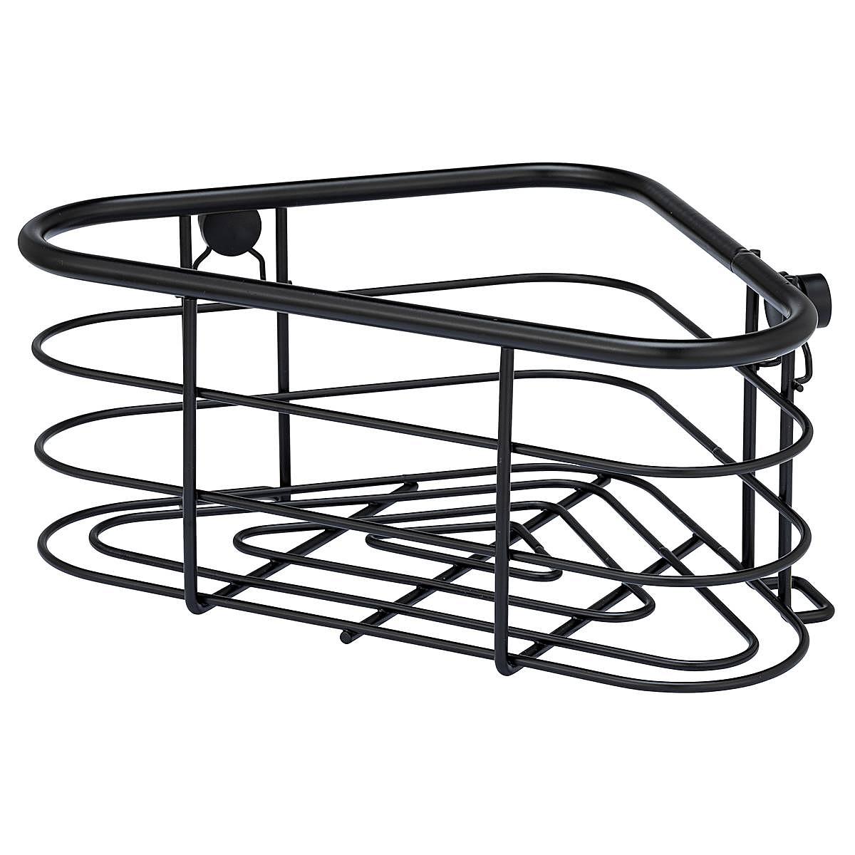 Corner shelf Trestina Stainless steel Black 0