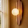 Band Wall Lamp Travertine Red 0