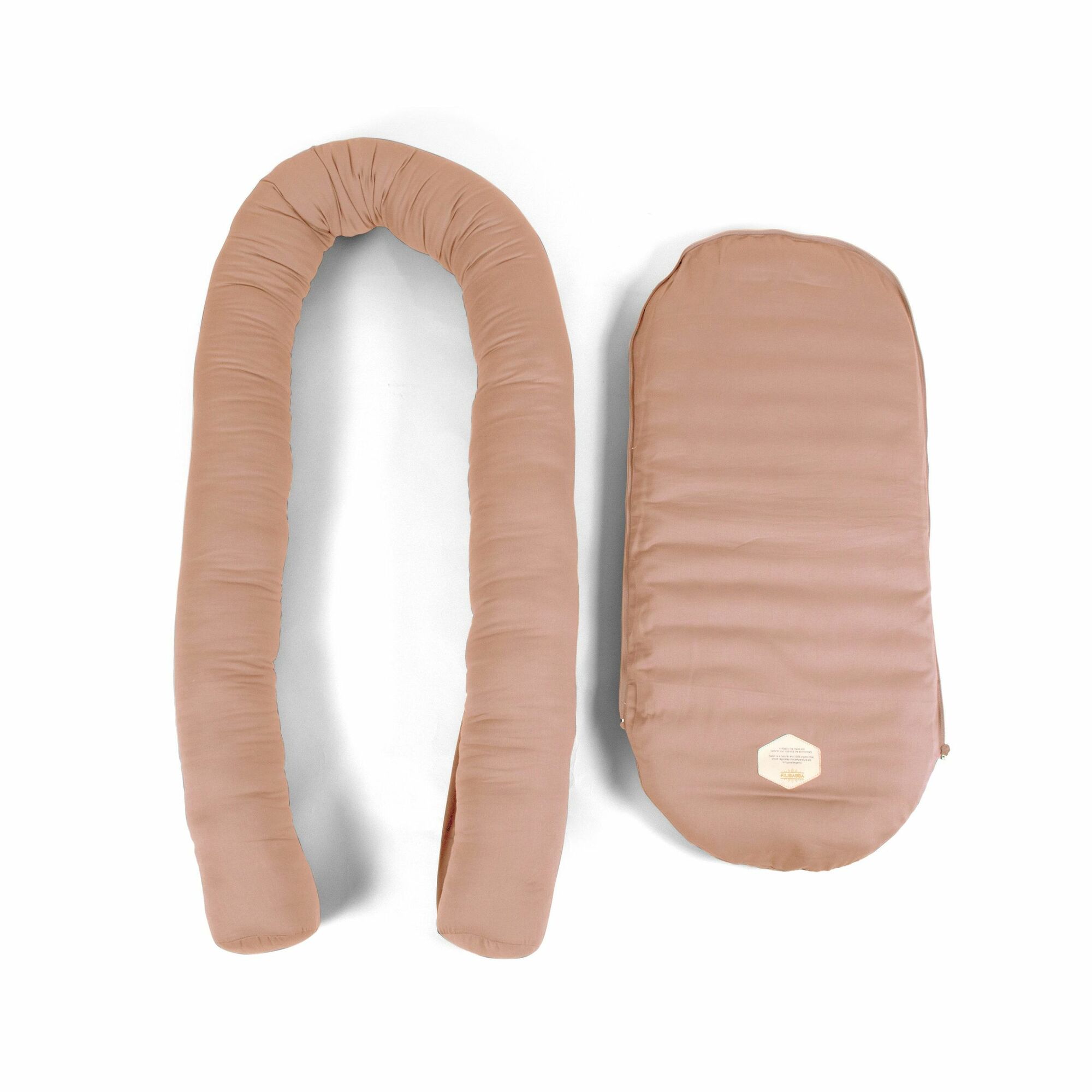 Baby nest organic cotton Kapok pink 3