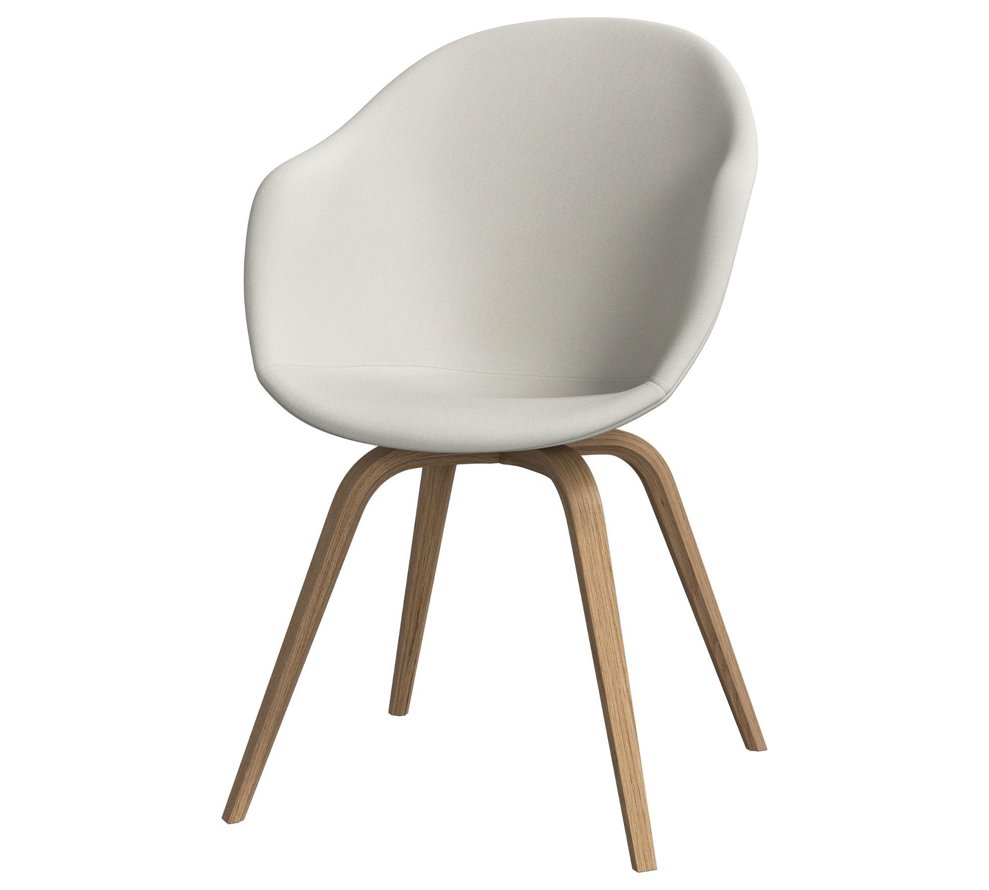 4x Hauge Esszimmerstühle Creme 1