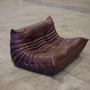 Togo Sofa 2-seater Pull-Up-Leather Chocolate Brown 2