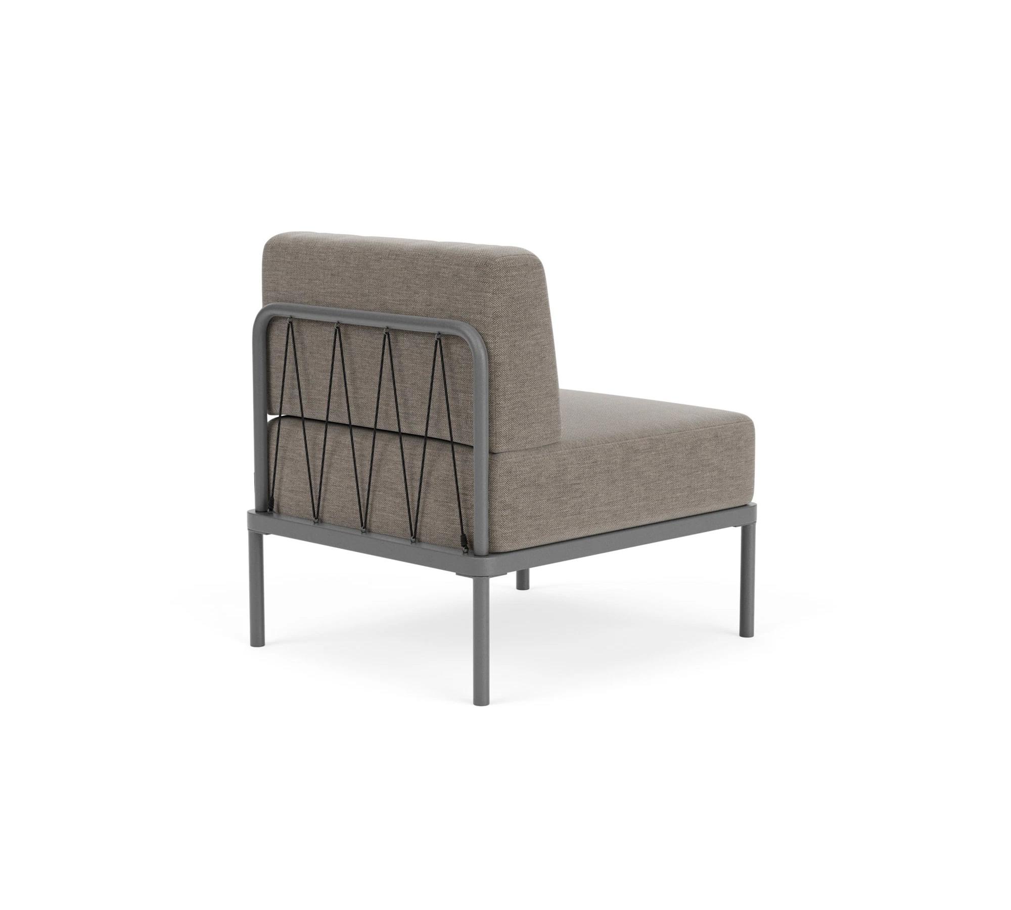 Hadley Outdoor 1-Seater Module Sesame 2