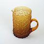 Glass pitcher Transparent 1960s 4