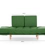 Nina Daybed Schlafsofa 3-Sitzer Grün 9