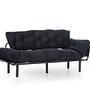 Nitta Triple Sofa Bed 3-Seater Black 8