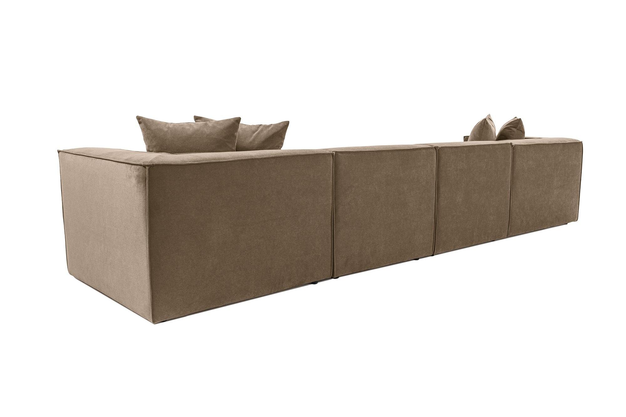 Sofa Corner Brown 9