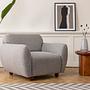 Eddy armchair light grey 1