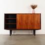 Highboard teak wood 1960s 4