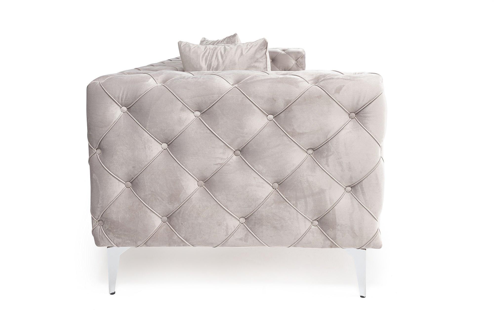 Como Sofa 4-Seater Light Grey 3