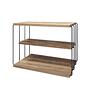 Lifon Beistelltisch Holz Atlantic Pine Schwarz 5