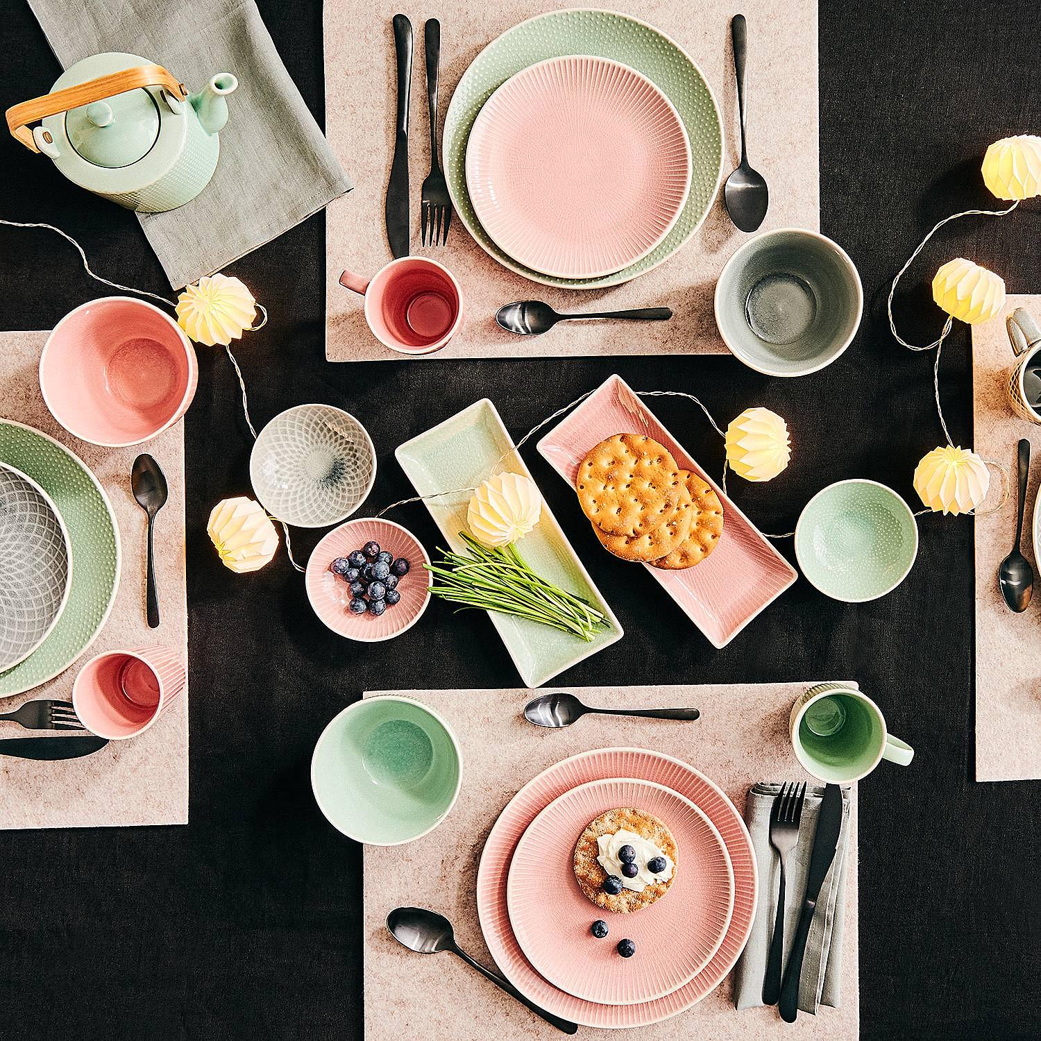 Hanami LED-Lampion-Lichterkette Weiß 4