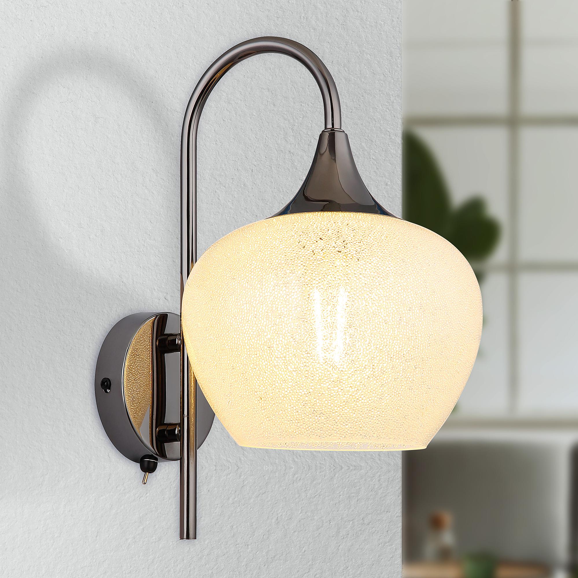 Wall light Maxy Type A Clear glass Iron 1