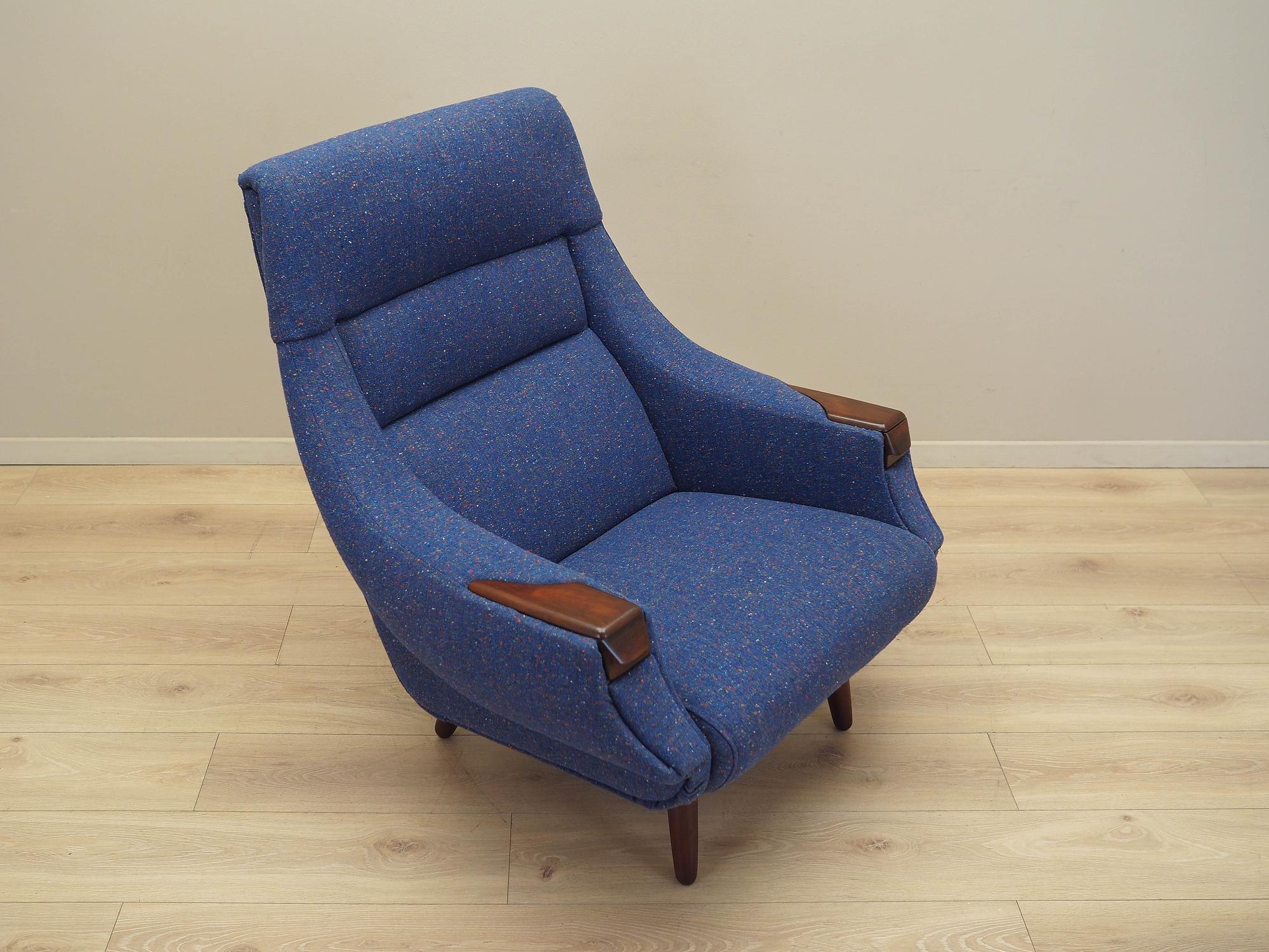 Lounge Chair Blue 1960s 9