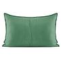 2x Pillowcase Aila Velvet-look Dark Green 70 x 50 cm 1