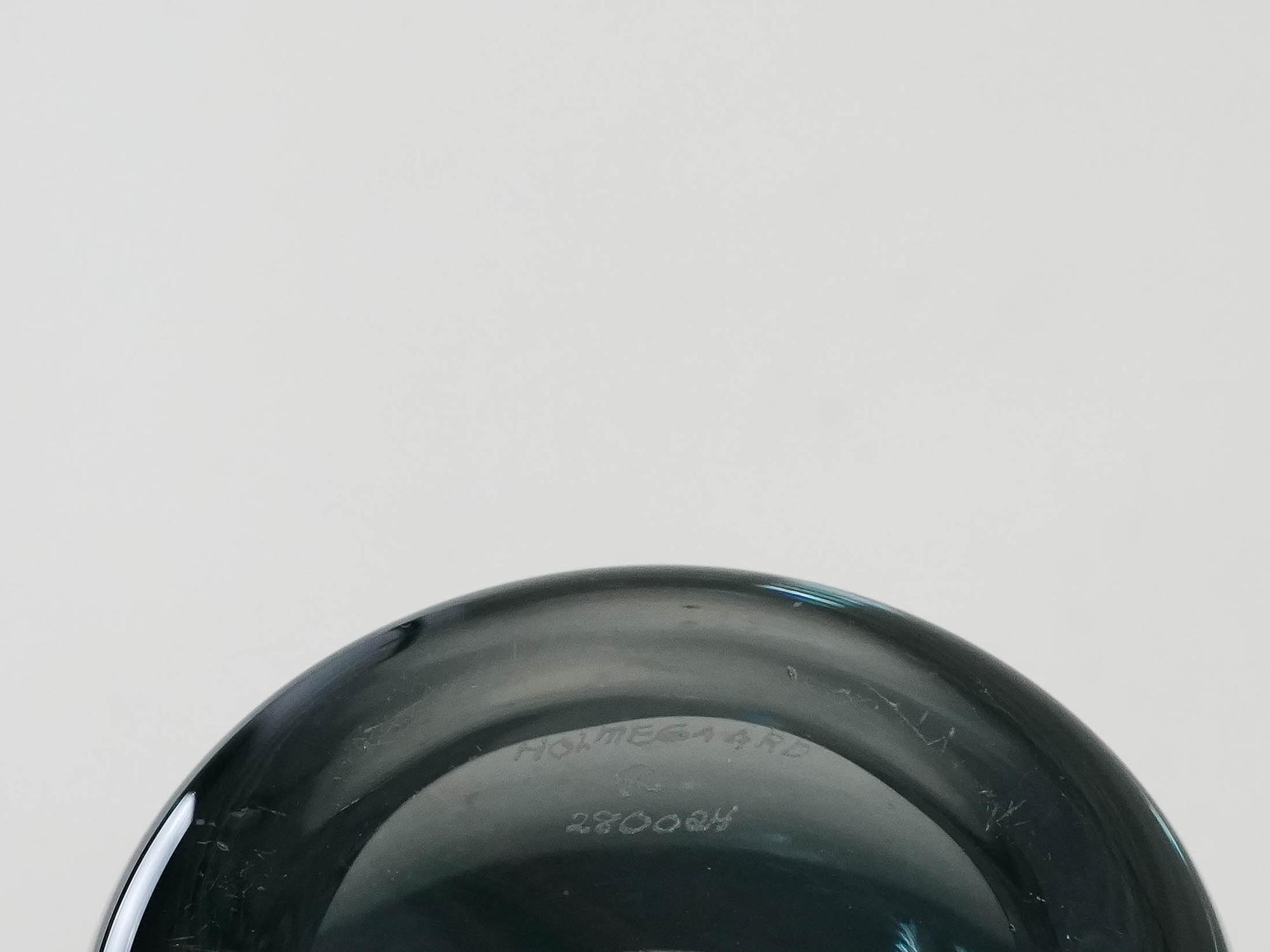 Glasvase Transparent 1970er Jahre 5