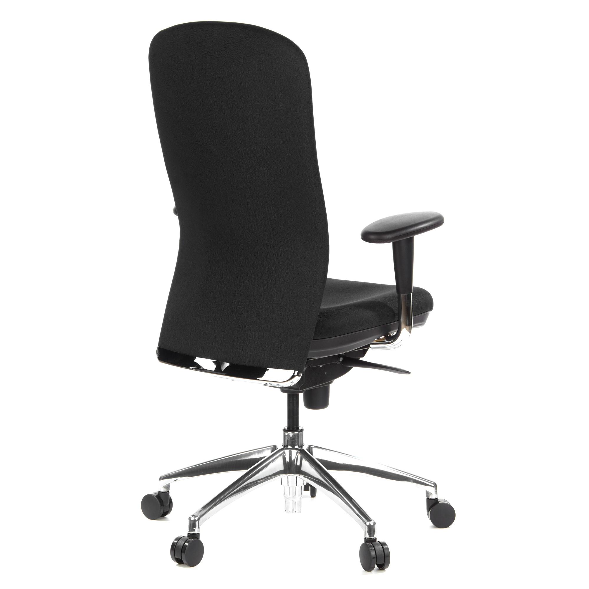 HIGH-TEC Bürostuhl Stoff Schwarz 3