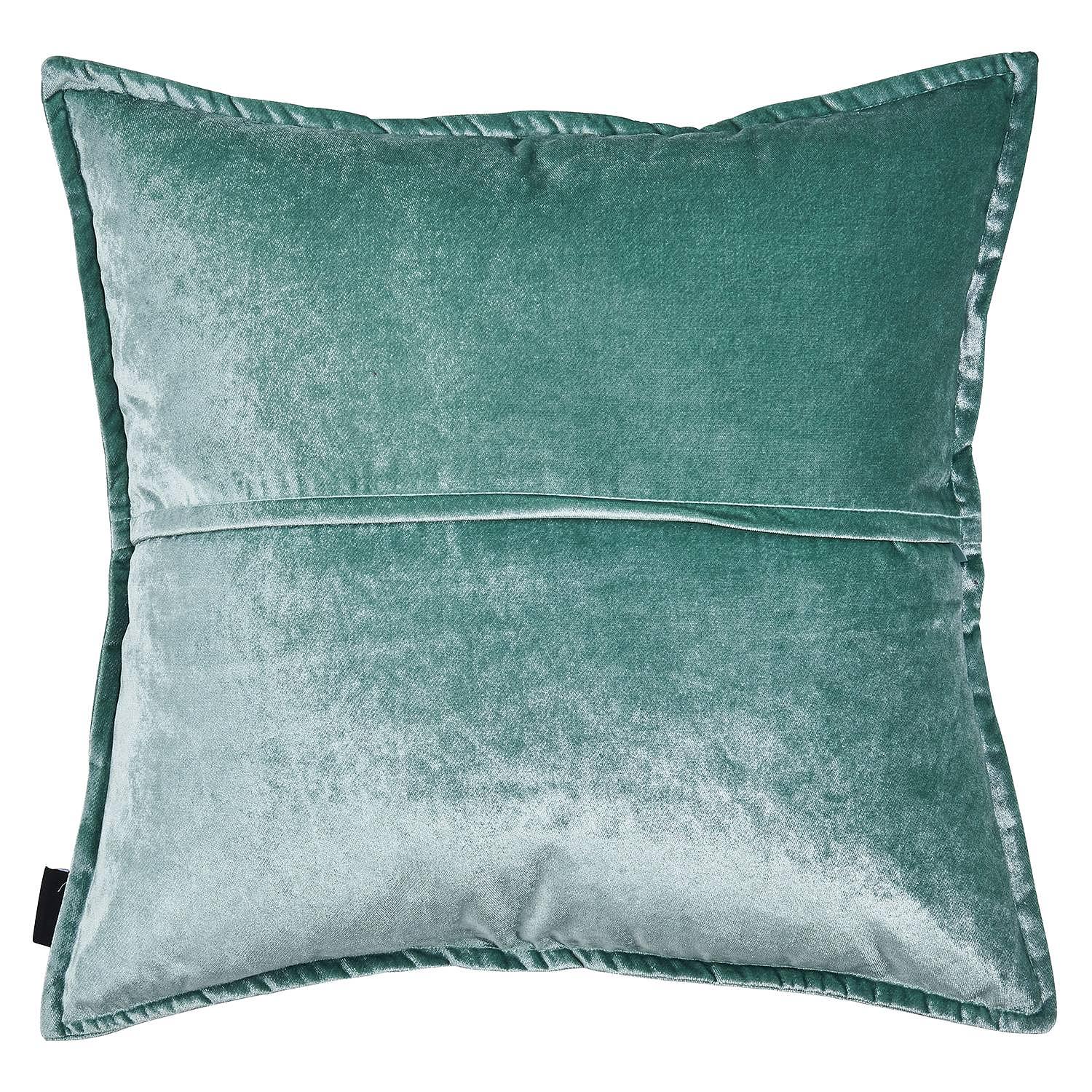 Kissenbezug Glam Mischgewebe Petrol 65 x 65 cm 1