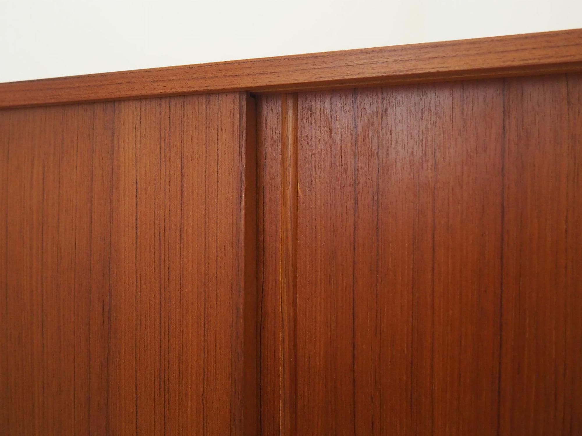 Vintage Sideboard Teakholz Braun 1970er Jahre 12