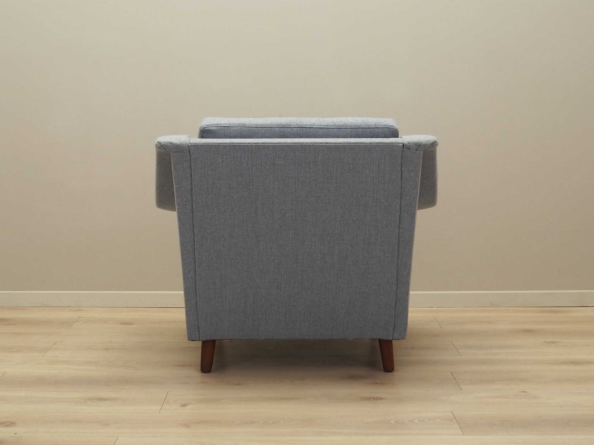 Armchair Textile Wood Grey 1960s 4