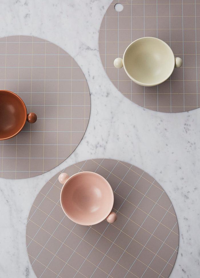 Inka Schale Porzellan Braun 1