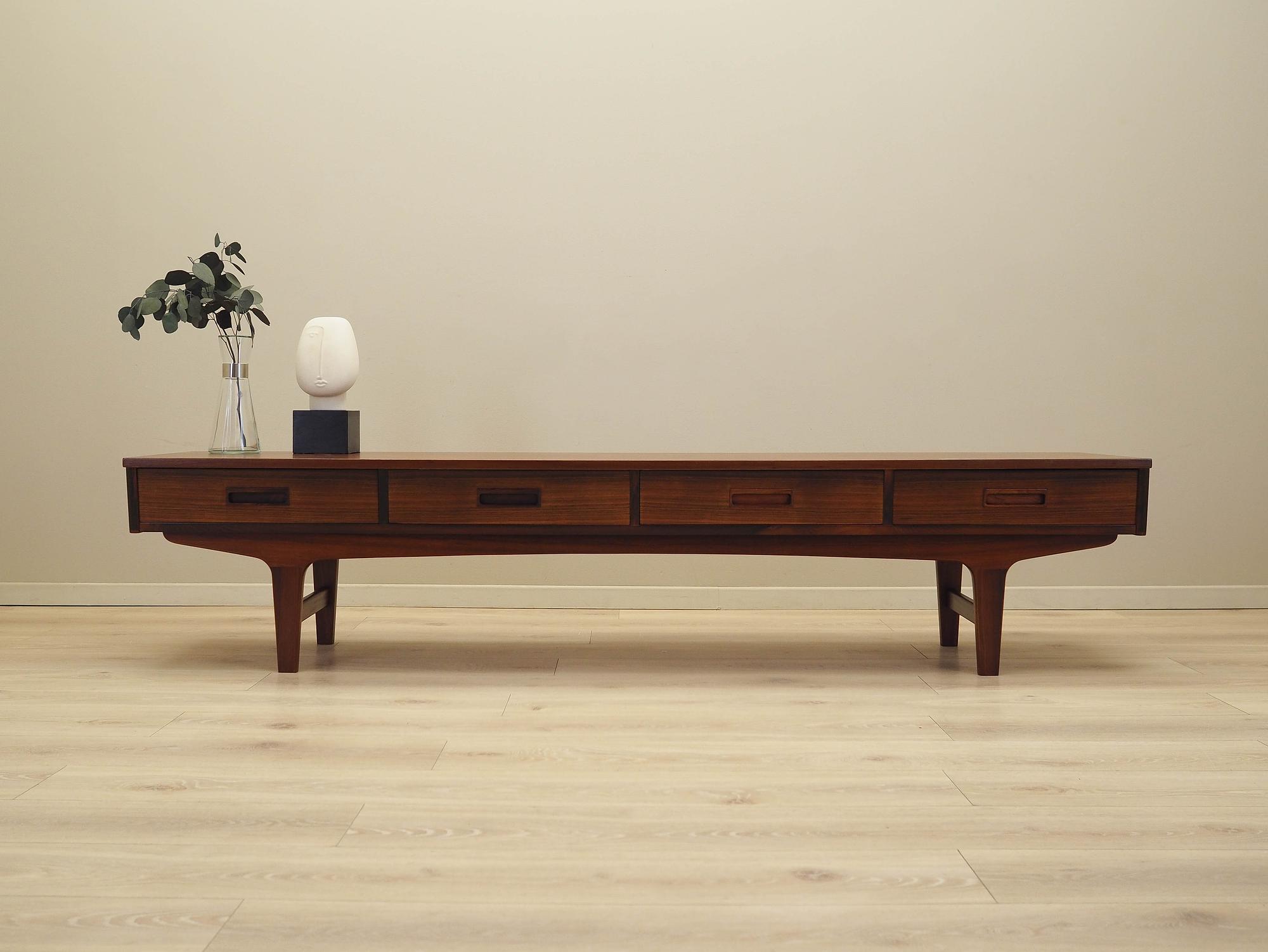 Walnut Lowboard Brown 1970s 1