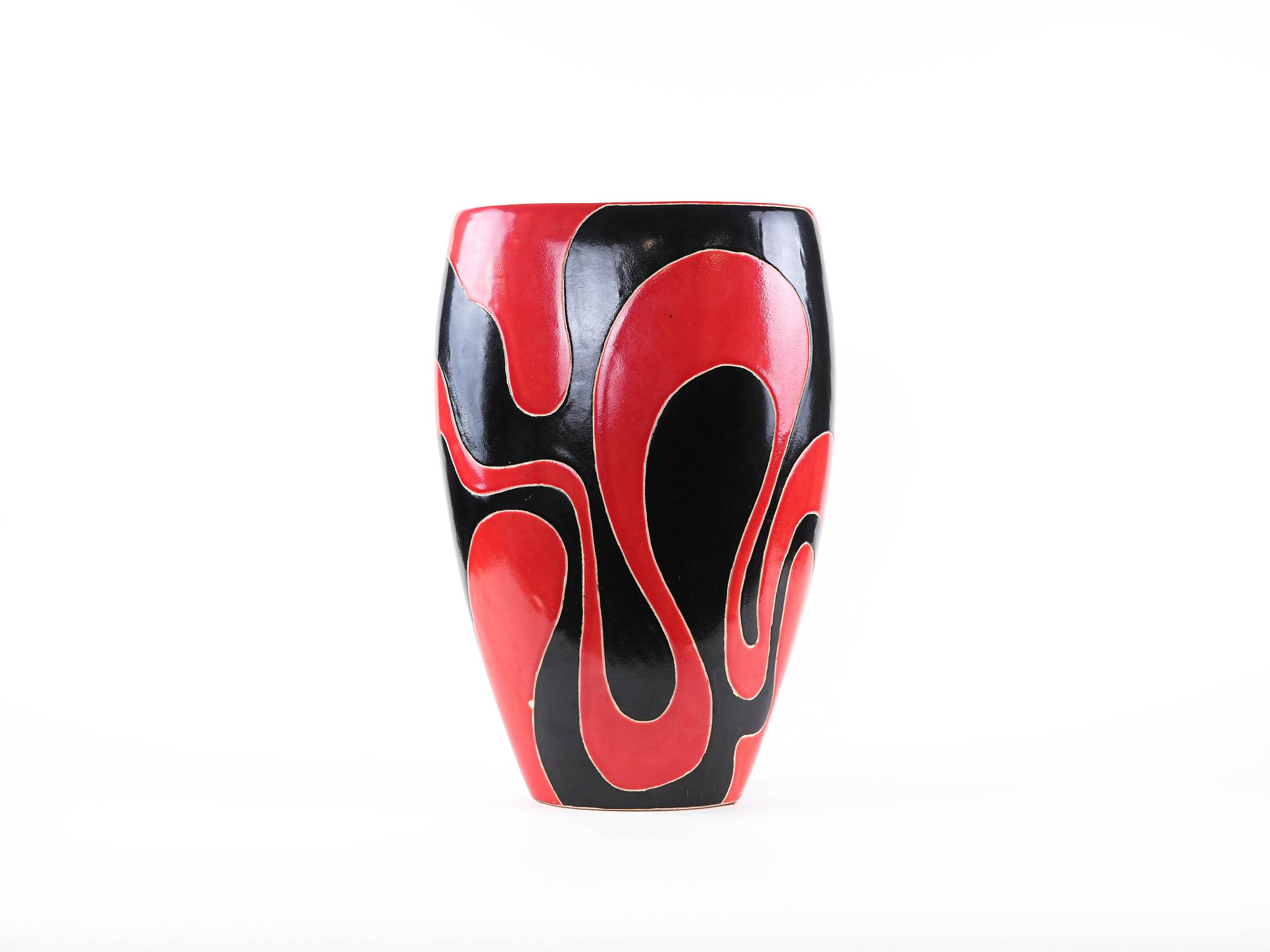 Ceramic vase 1970s 2