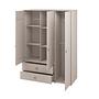 Kleiderschrank Extra Hoch Holz Taupe 7