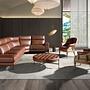 Sofa Récamiere Links Leder Tabakbraun 3