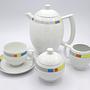 Vintage City Coffee Set Porcelain 1980s 8