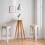 Bar stool ash white 1