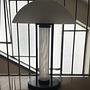Vintage Bruno Gecchelin Table Lamp White 1980s 4