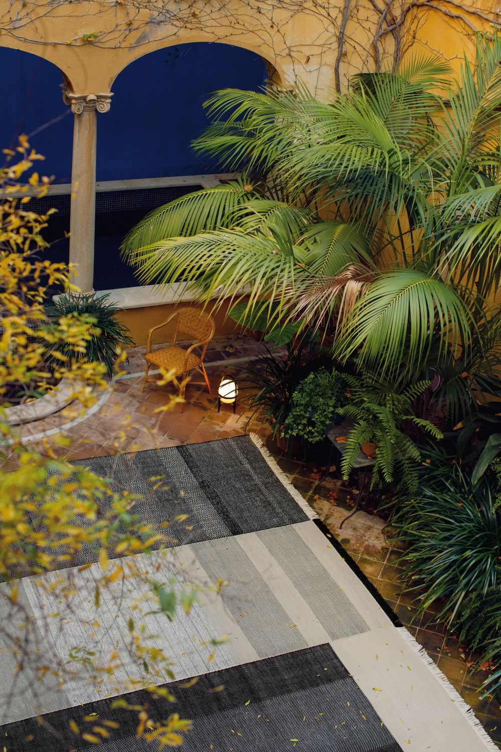 Tres Teppich Outdoor Schwarz 5