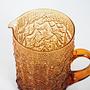 Glass pitcher Transparent 1960s 5