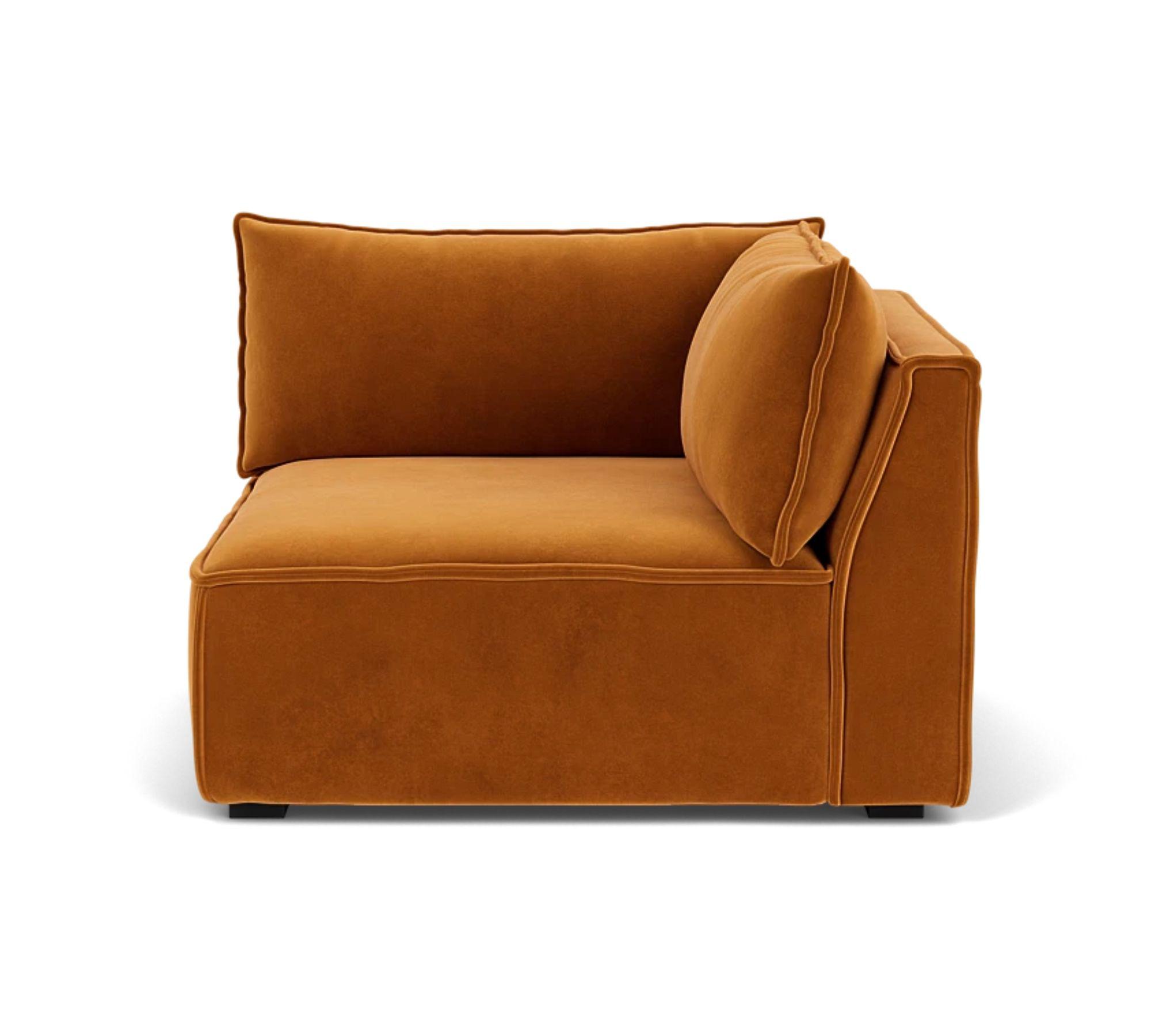 Daphne 1-seater corner module Right Vega Sand Dune 0