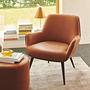 Oscar Sessel Leather Hampton Bronze 0
