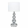 Tischlampe Metall Silber 0