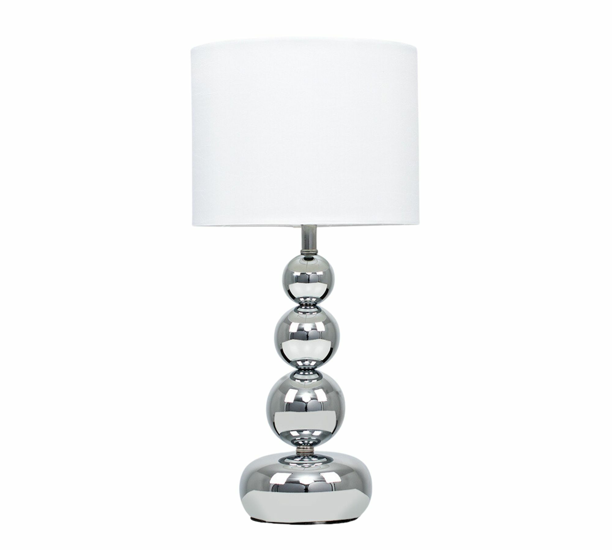 Tischlampe Metall Silber 0